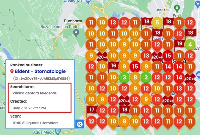 bident google maps position